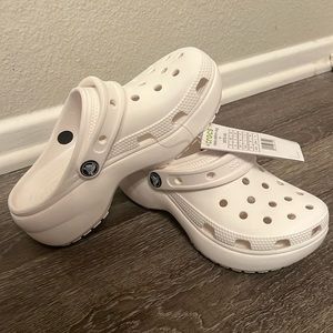 Platform Classic White Crocs